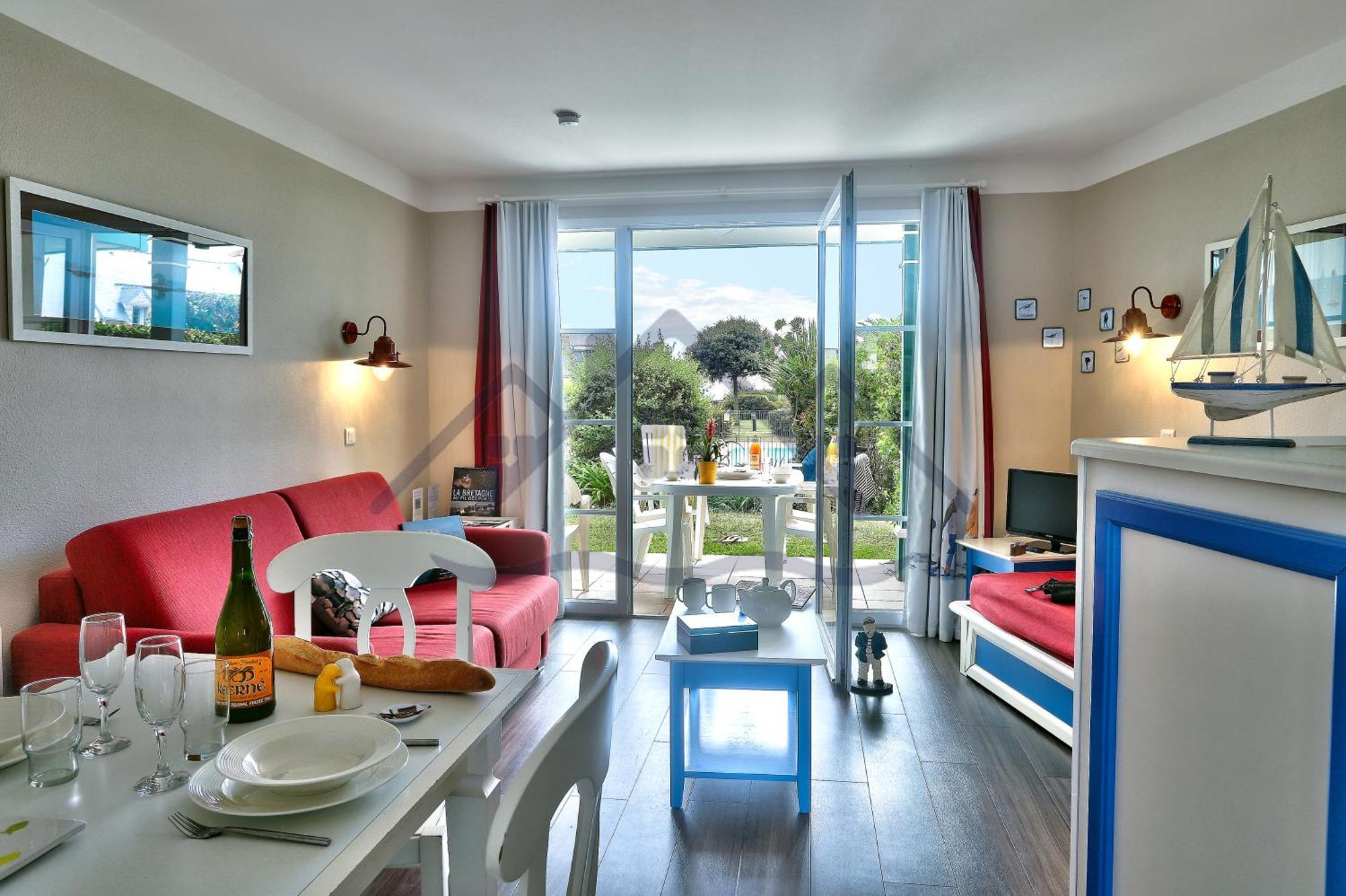 Localise - A06 - Entierement De Plain-Pied Avec Petite Vue Mer - Donnant Sur La Piscine Et Le Jardin - Wifi Inclus - Draps Inclus - Guilvinec Kültér fotó